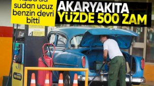 Küba'da akaryakıt fiyatlarına dev zam! Fiyatlar yüzde 500 artacak