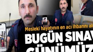 Mesleki hayatının en acı ihbarını eşinden aldı: Bugün sınav günümüz