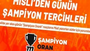 Misli'den Günün Şampiyon Tercihleri