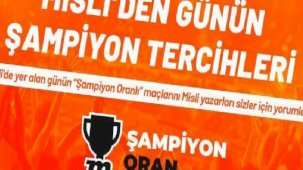 Misli'den günün şampiyon tercihleri