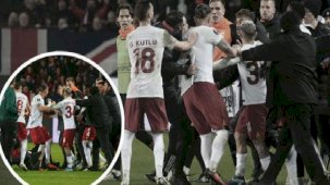 Prag'da kavga çıktı! Son düdük sonrası Okan Buruk kırmızı gördü