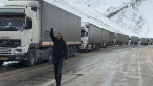 TIR kuyruğu, 15 kilometreye ulaştı! 'Yiyeceğimiz, içeceğimiz ve yakıtımız tükendi'