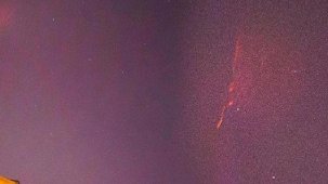 Yer: Bodrum! Gökyüzünde gizemli görüntü: 'Kızıl Cin' göründü