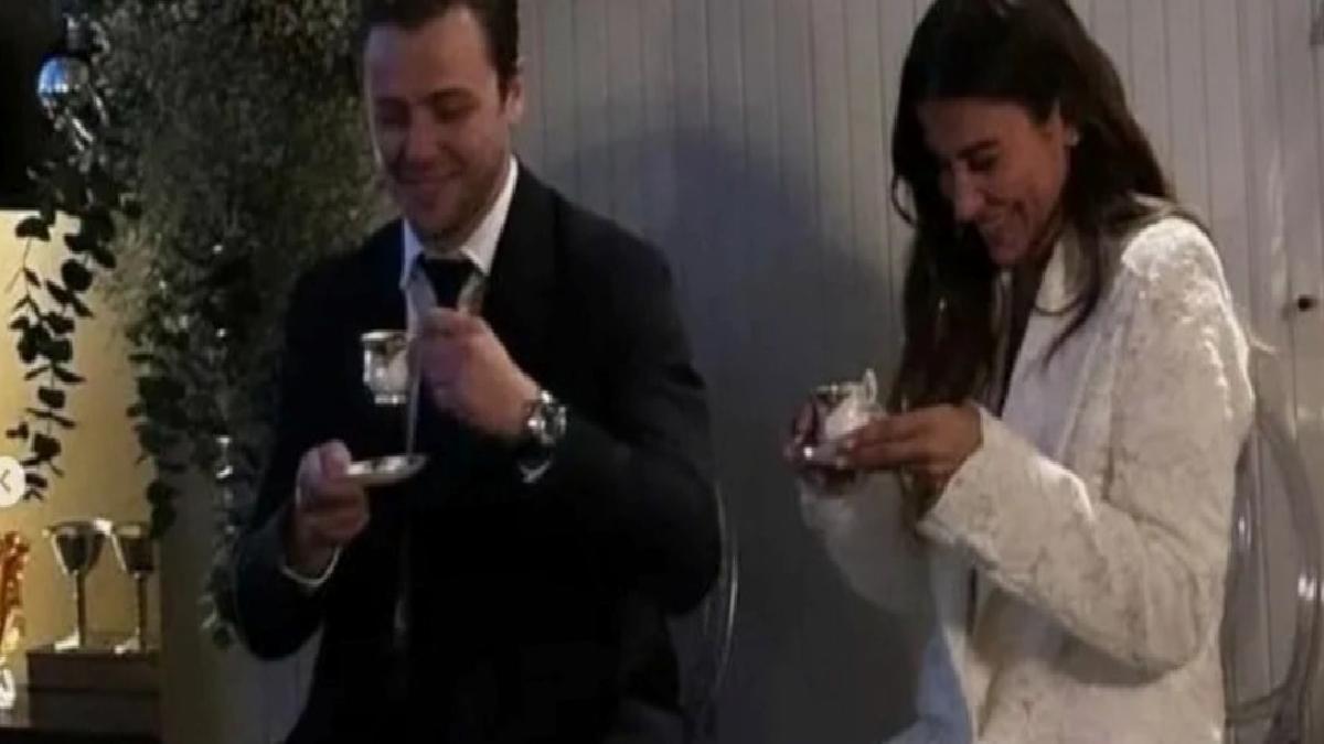 Tolga Sarıtaş ve Zeynep Mayruk bugün nişanlandı! İşte nişandan ilk kareler