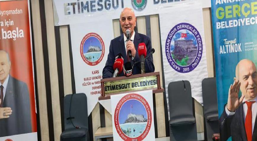 Turgut Altınok: Ankara'yı metro ağlarıyla donatacağız
