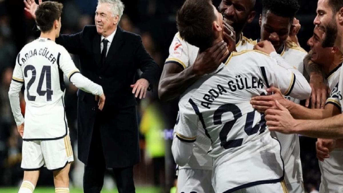 Arda Güler İspanya'da manşetlerde! Ancelotti'nin de övgüsünü aldı