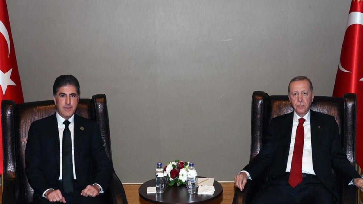 Cumhurbaşkanı Erdoğan, Neçirvan Barzani'yle görüştü: PKK'ya karşı ortak mücadele mesajı