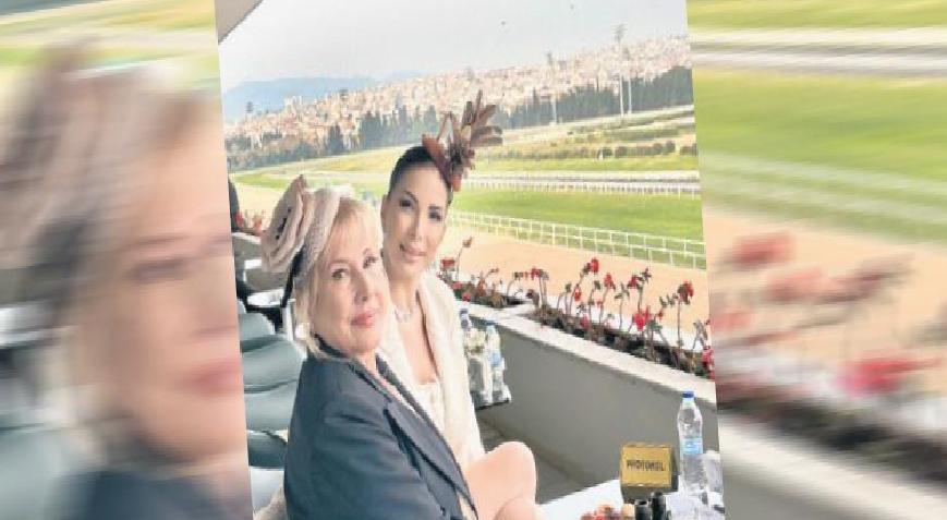 Dedesi için at yarışı izledi
