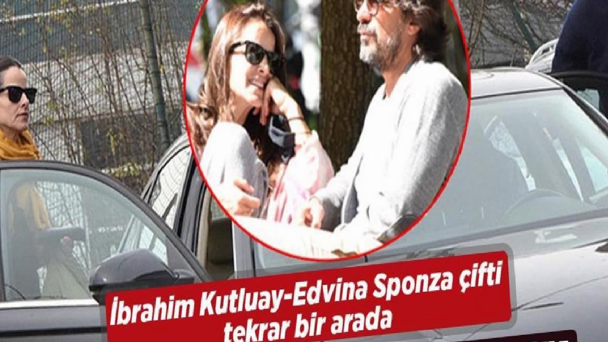 İbrahim Kutluay-Edvina Sponza çifti tekrar bir arada! Barışma yemeği üç saat sürdü
