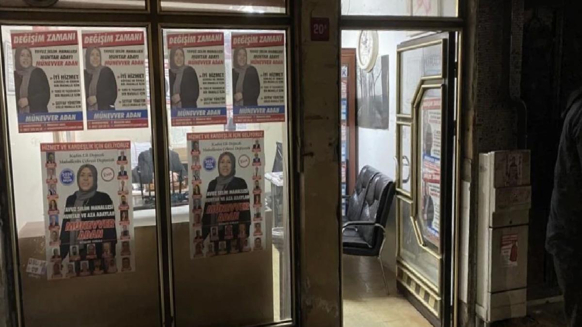 Kadın muhtar adayına 4 günde 2 defa silahlı saldırı düzenlendi