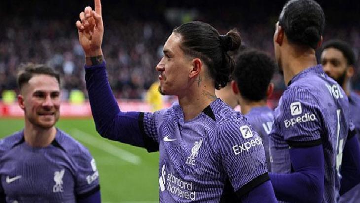 Liverpool, Nottingham'ı Darwin Nunez ile yıktı!