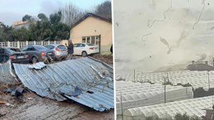 Antalya'daki hortum felaketinde 6 kişi yaralandı, 1000 dönüm sera zarar gördü