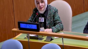 Bakan Göktaş'tan BM zirvesine damga vuran İsrail protestosu! Bir anda salonu terk etti