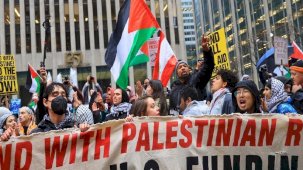 Biden'a Gazze protestosu: İsrail'e verdiği destek tepki topladı