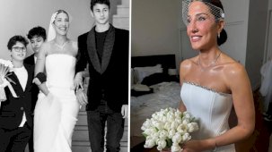 Çağla Şikel, ablasının düğününde eski sevgilisi Nail Gönenli ile şahit oldu