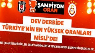 Dev Derbide Türkiye’nin En Yüksek Oranları Misli’de! Öne çıkan istatistikler, skor tahminleri ve maç hakkında bilinmesi gerekenler…