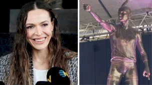 Eda Erdem'in yere göğe sığdıramadığı heykeli sosyal medyada alay konusu oldu