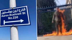 Filistin'de bir sokağa, Gazze için kendini yakan ABD'li asker Bushnell'in adı verildi