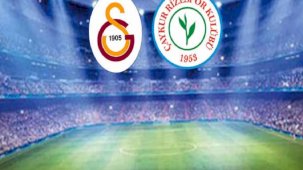 Galatasaray-Rizespor maçında ilk 11'ler belli oldu