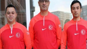 Havalı Tabanca Trio Erkekler Milli Takımı'ndan altın madalya!
