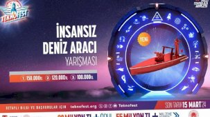 İnsansız Deniz Aracı Yarışması için son başvuru tarihi 15 Mart