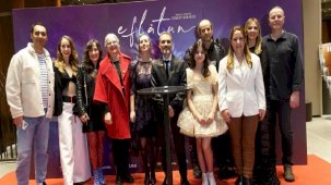 Kerem Bürsin ve İrem Helvacıoğlu'nun başrolünde olduğu 'Eflatun' filminin galası yapıldı