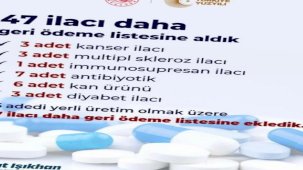 SGK, 47 ilacı geri ödeme listesine aldı