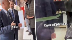 Ticaret Bakanı Bolat'a kaçak çay ikram etmek istedi: Bu söylenir mi ya?