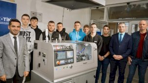 TİKA, Bosna Hersek'teki bir teknik liseye CNC atölyesi kurdu