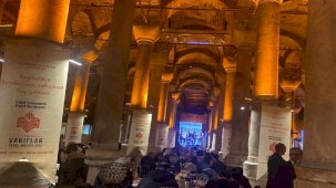 Vakıflar İstanbul 1. Bölge Müdürlüğü, Binbirdirek Sarnıcı'nda iftar sofraları kuruyor