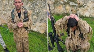 Zeytin Dalı Harekatı bölgesine sızmaya çalışan terörist kıskıvrak yakalandı