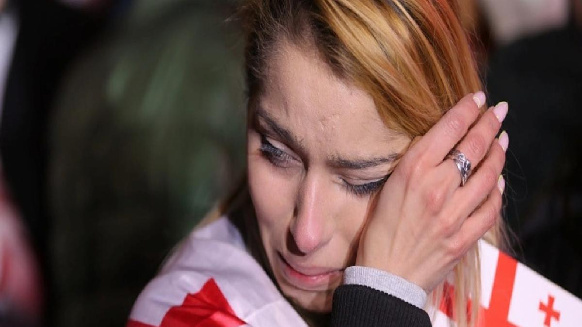 Tarihinde ilk kez Avrupa Şampiyonası'na katılan Gürcistan'ın büyük coşkusu