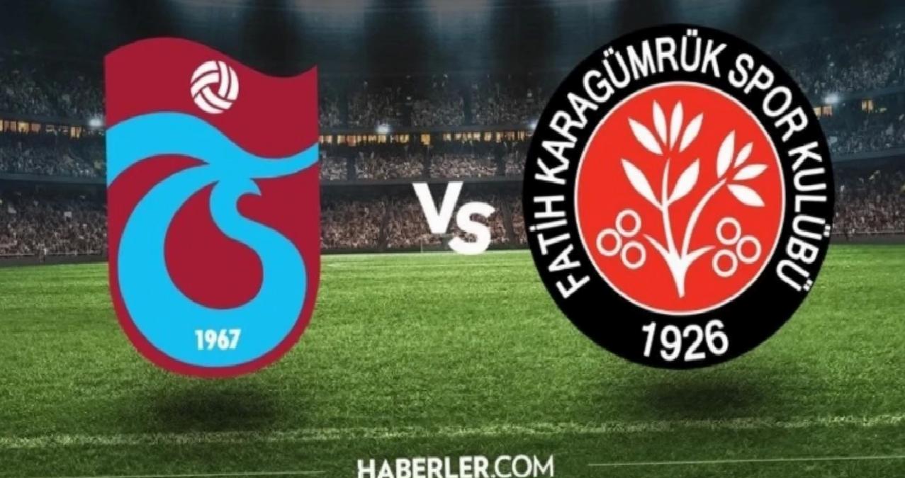 Trabzonspor Fatih Karagümrük maçı CANLI izleme linki var mı, maç nereden nasıl izlenir? 9 Mart Süper Lig CANLI İZLE!