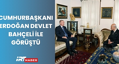 Cumhurbaşkanı Erdoğan, Devlet Bahçeli ile görüştü