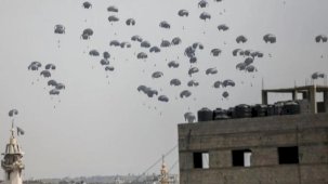 ABD, Gazze'ye havadan insani yardım indirdi