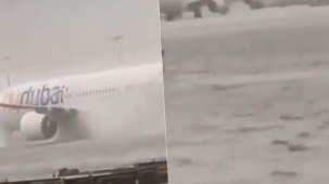 BAE'de sel! Dubai Havalimanı sular altında kaldı