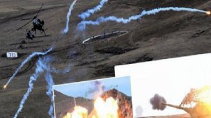 Bu görüntüler Kars'tan! Hedefler tam isabetle vuruldu