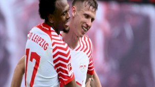 Leipzig evinde Wolfsburg'u yendi