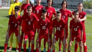 U14 Milli Takımı, Kuzey Makedonya ile yenişemedi!
