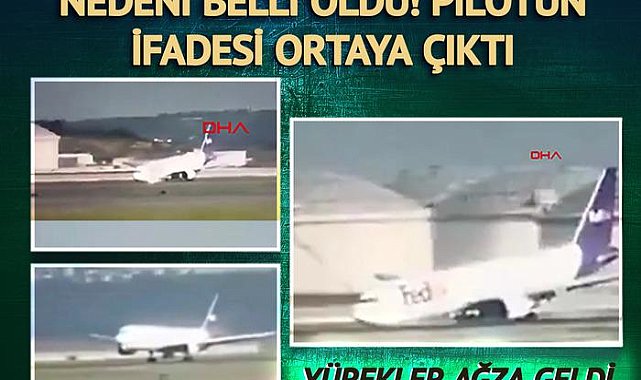 Son dakika |Uçak gövdesi üzerine iniş yapt