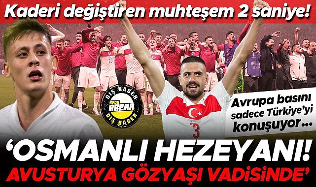 Kaderi değiştiren muhteşem 2 saniye! 'Avusturya'yı gözyaşı vadisine sürükledi'