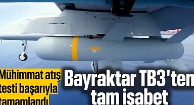 Bayraktar TB3'ten TCG Anadolu Üzerinden MAM-L Atışıyla Tam İsabet!