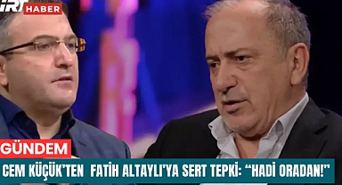 Cem Küçük'ten Gözaltına Alınan Fatih Altaylı'ya Sert Tepki: 