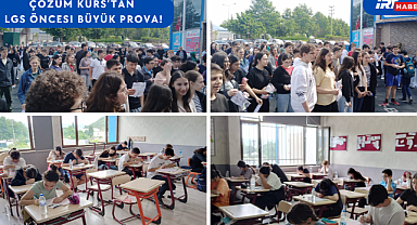 LGS Adaylarına Gerçek Zamanlı Prova: Çözüm Kurs'tan Anlamlı Organizasyon!