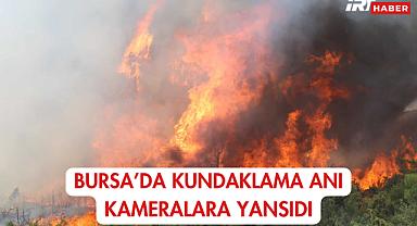 Bursa'da Kundaklama Anı Kamerada