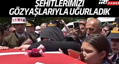 Kahramanlara Gözyaşlarıyla Veda: Türkiye Şehitlerini Uğurlad