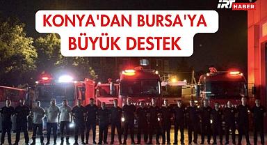 Konya'dan Bursa'ya Büyük Destek 