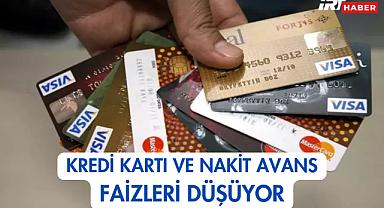 Kredi Kartı ve Nakit Avans Faizleri Düşüyor