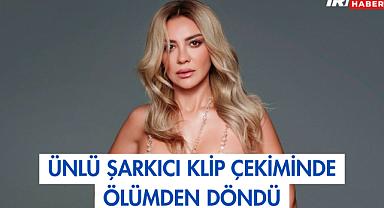 Ünlü Şarkıcı Klip Çekiminde Ölümden Döndü