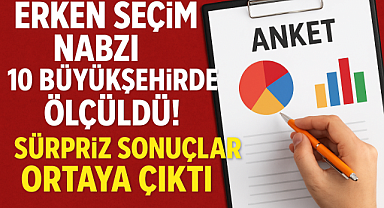 Erken Seçim Nabzı 10 Büyükşehirde Ölçüldü! Sürpriz Sonuçlar Ortaya Çıktı
